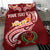 Pohnpei Personalised Bedding Set - Pohnpei Seal Polynesian Patterns Plumeria - Polynesian Pride