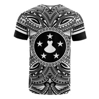 Austral Islands T Shirt Austral Islands Coat of Arms Polynesian White Black - Polynesian Pride