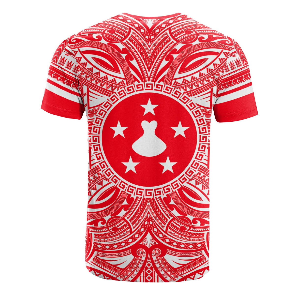 Austral Islands T Shirt Austral Islands Coat of Arms Polynesian Flag Color - Polynesian Pride