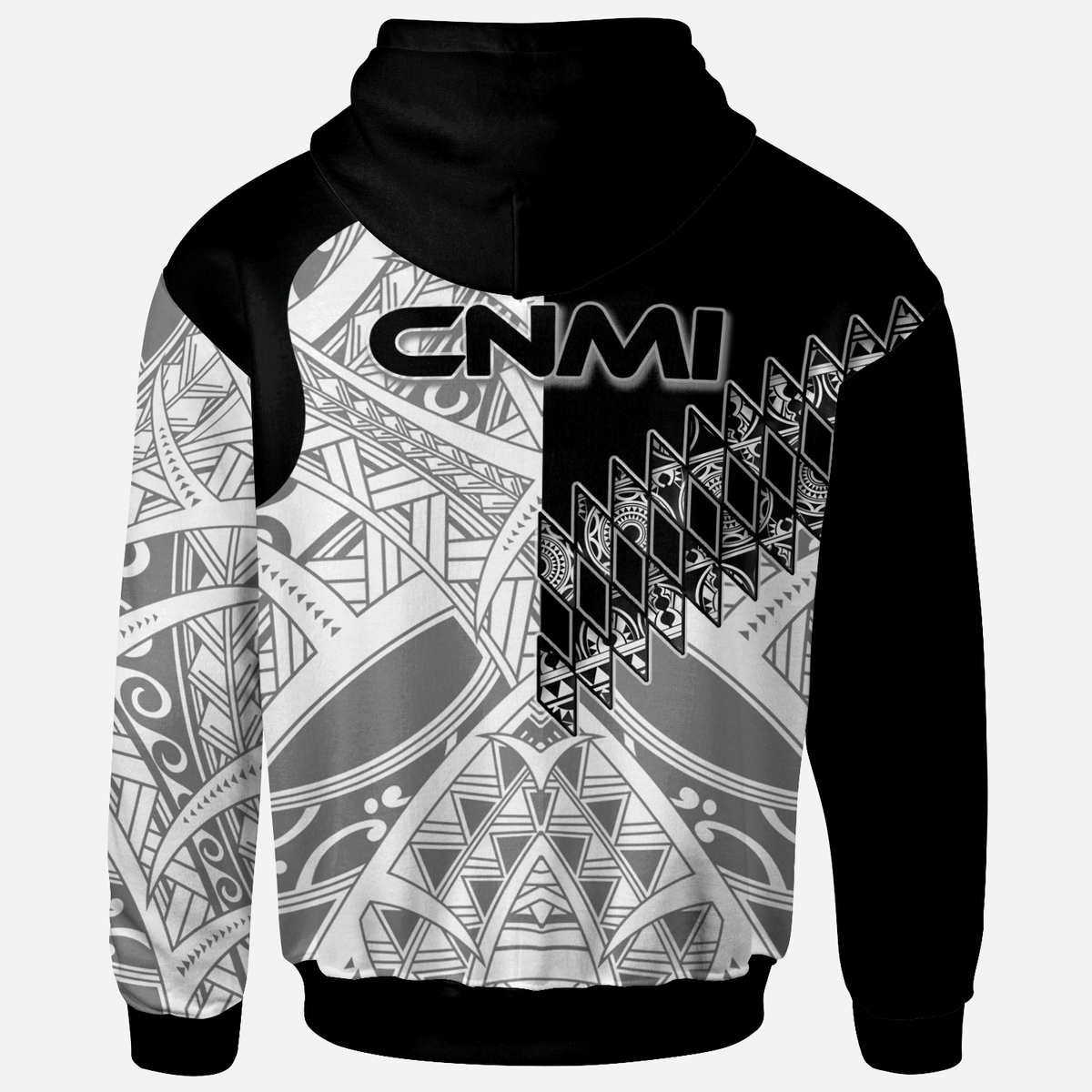 Northern Mariana Islands Hoodie Symmetry Style - Polynesian Pride