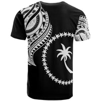 Chuuk State T Shirt Chuuk State Tatau White Patterns - Polynesian Pride