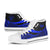 Niue High Top Shoes Blue - Polynesian Tentacle Tribal Pattern - Polynesian Pride