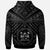 Fiji Custom Zip up Hoodie Fiji Seal With Polynesian Tattoo Style (Black) - Polynesian Pride