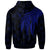 Niue Hoodie Polynesian Wings (Blue) - Polynesian Pride