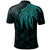 Niue Custom Polo Polynesian Wings (Turquoise) - Polynesian Pride