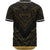 French Polynesia Baseball Shirt - Polynesian Gold Patterns Collection - Polynesian Pride