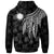 Nauru Custom Zip up Hoodie Polynesian Wings (White) - Polynesian Pride