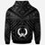 Pohnpei Zip up Hoodie Pohnpei Seal With Polynesian Tattoo Style (Black) BN25 - Polynesian Pride