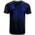 Nauru Custom T Shirt Polynesian Wings Blue - Polynesian Pride