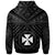 Wallis and Futuna Zip up Hoodie Wallis and Futuna Seal With Polynesian Tattoo Style - Polynesian Pride