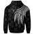 Niue Hoodie Polynesian Wings (White) - Polynesian Pride