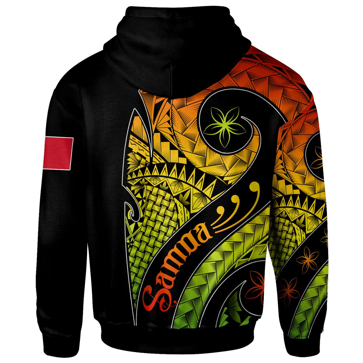 Samoa Custom Hoodie Samoa Polynesian Decorative Patterns - Polynesian Pride