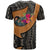 Samoa T Shirt Polynesian Hook And Hibiscus (Nude) - Polynesian Pride