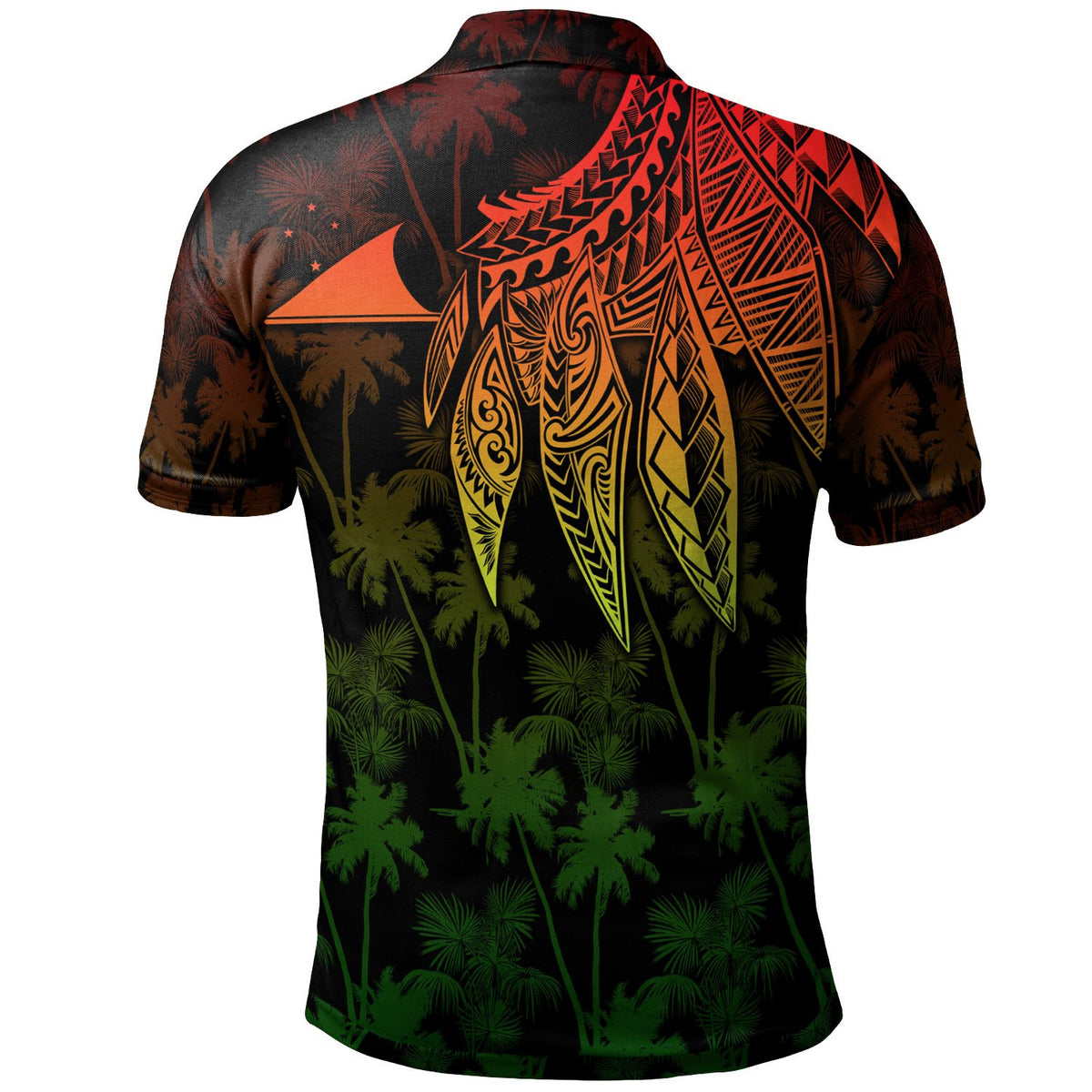 Tokelau Polynesian Polo Polynesian Wings (Reggae) - Polynesian Pride