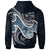 Fiji Polynesian Zip up Hoodie Ocean Style - Polynesian Pride