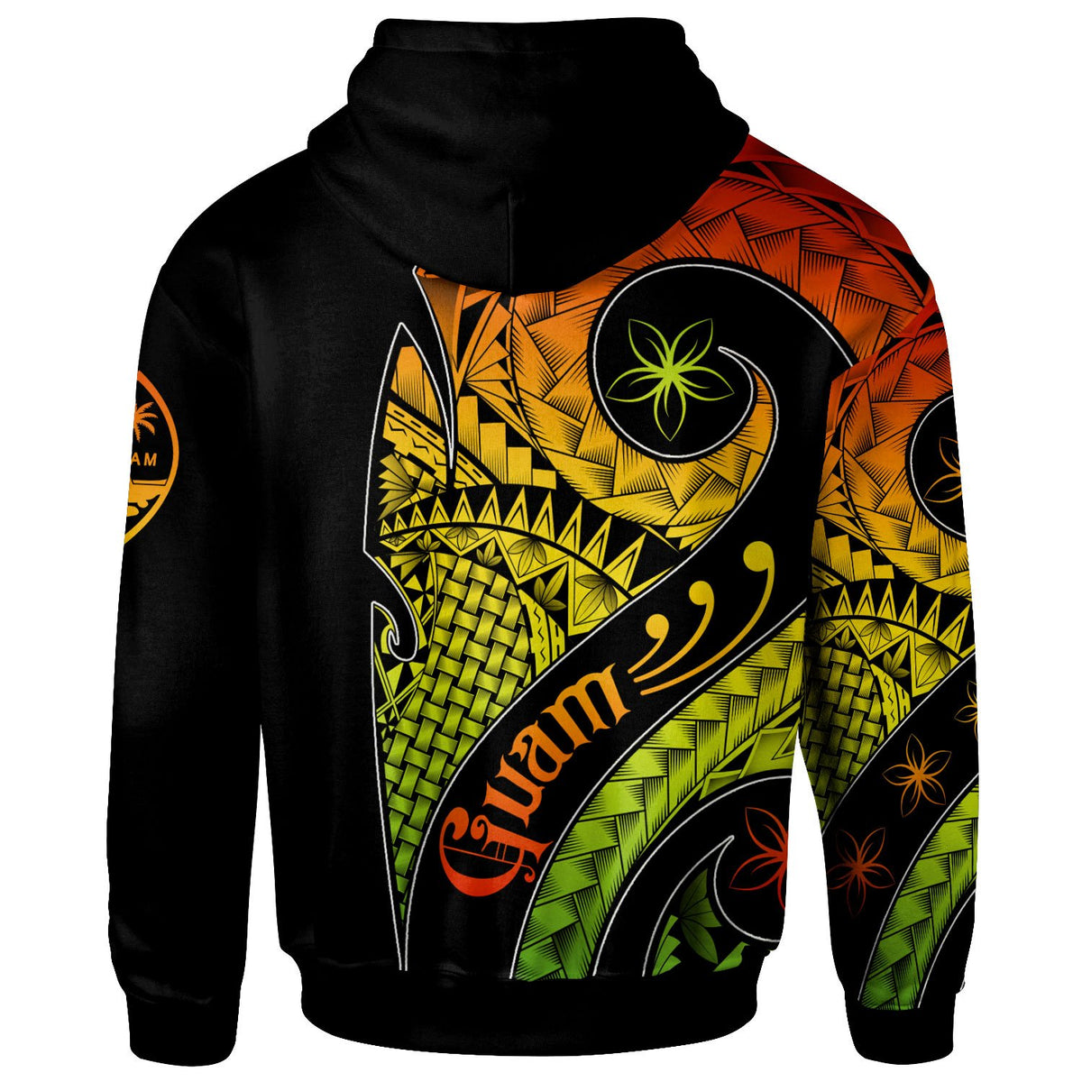 Guam Hoodie Guam Polynesian Decorative Patterns - Polynesian Pride