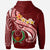 Pohnpei Hoodie Pohnpei Seal Polynesian Patterns Plumeria - Polynesian Pride