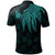 New Caledonia Polo Polynesian Wings Turquoise - Polynesian Pride