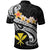 Hawaii Custom Polo Shirt Kanaka Maoli Polynesian Patterns Plumeria (Black) - Polynesian Pride