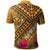 Hawaii Polo Shirt Kanaka Maoli With Hibiscus On Polynesian Patterns (YELLOW) - Polynesian Pride