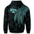 Wallis and Futuna Custom Zip up Hoodie Polynesian Wings Turquoise - Polynesian Pride