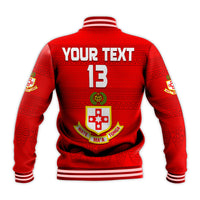 (Custom Text and Number) Kolisi Tonga College Atele Baseball Jacket 140 Years Anniversary Tongan Ngatu LT13 - Polynesian Pride