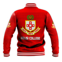 Kolisi Tonga College Atele Baseball Jacket 140 Years Anniversary Tongan Ngatu LT13 - Polynesian Pride