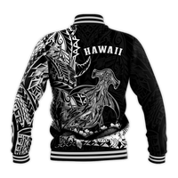 Hawaii Polynesian Baseball Jacket Wild Hammerhead Sharks LT13 - Polynesian Pride
