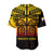 Marquesas Islands Tiki Baseball Jersey Gradient Marquesan Tattoo LT13 - Polynesian Pride