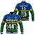 (Custom Text and Number) Solomon Islands National Day Baseball Jacket Independence Day Tapa Pattern LT13 Unisex Green - Polynesian Pride