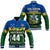 Solomon Islands National Day Baseball Jacket Independence Day Tapa Pattern LT13 Unisex Green - Polynesian Pride