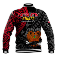 Papua New Guinea Baseball Jacket Raggiana Birds Of Paradise Happy 47th Independence Day LT13 - Polynesian Pride