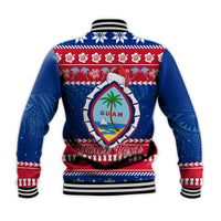 (Custom Personalised) Guam Christmas Baseball Jacket Guaman Seal Polynesian Felis Pusgua Ver.03 LT14 - Polynesian Pride