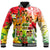 (Custom Personalised) Aloha Poly Fest Baseball Jacket Polynesian Pattern With Tropical Flowers LT14 - Polynesian Pride