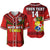 (Custom Text And Number) Tonga Rugby Baseball Jersey Mate Maa Tonga Pacific Ngatu Black Ver.02 LT14 Red - Polynesian Pride