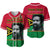 (Custom Personalised) Vanuatu Baseball Jersey Vanuatuan Flag Sand Drawing Happy Father Lini Day Ver.02 LT14 Red - Polynesian Pride
