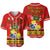 Tonga Christmas Baseball Jersey Tongan Ngatu Kilisimasi Fiefia Ver.02 LT14 Red - Polynesian Pride