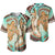 Hawaii Baseball Jersey Polynesian Shark And Sea Turtle Dreamy Turquoise Artsy Ver.02 LT14 Turquoise - Polynesian Pride
