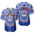 Samoa Rugby Baseball Jersey Manu Samoa 7s Ginger Blue Polynesian Ver.02 LT14 Blue - Polynesian Pride