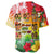 Aloha Poly Fest Baseball Jersey Polynesian Pattern With Tropical Flowers LT14 - Polynesian Pride