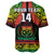(Custom Text And Number) Samoa Rugby Baseball Jersey Teuila Torch Ginger Gradient Style LT14 - Polynesian Pride