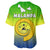 (Custom Personalised) Malampa Province Baseball Jersey Native Canoe Mix Vanuatu Pig Tusk Green Version LT14 - Polynesian Pride