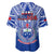 Samoa Rugby Baseball Jersey Manu Samoa 7s Ginger Blue Polynesian LT14 - Polynesian Pride