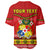 (Custom Personalised) Tonga Christmas Baseball Jersey Tongan Ngatu Kilisimasi Fiefia LT14 - Polynesian Pride