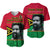 (Custom Personalised) Vanuatu Baseball Jersey Vanuatuan Flag Sand Drawing Happy Father Lini Day Ver.01 LT14 Red - Polynesian Pride