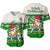 Hawaii Mele Kalikimaka Baseball Jersey Dabbing Santa Green Merry Christmas LT14 Green - Polynesian Pride