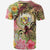 Hawaii T Shirt Flowers Tropical With Sea Animals - Polynesian Pride