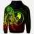 Yap Zip Hoodie Custom Polynesian Pattern Style Reggae Color - Polynesian Pride