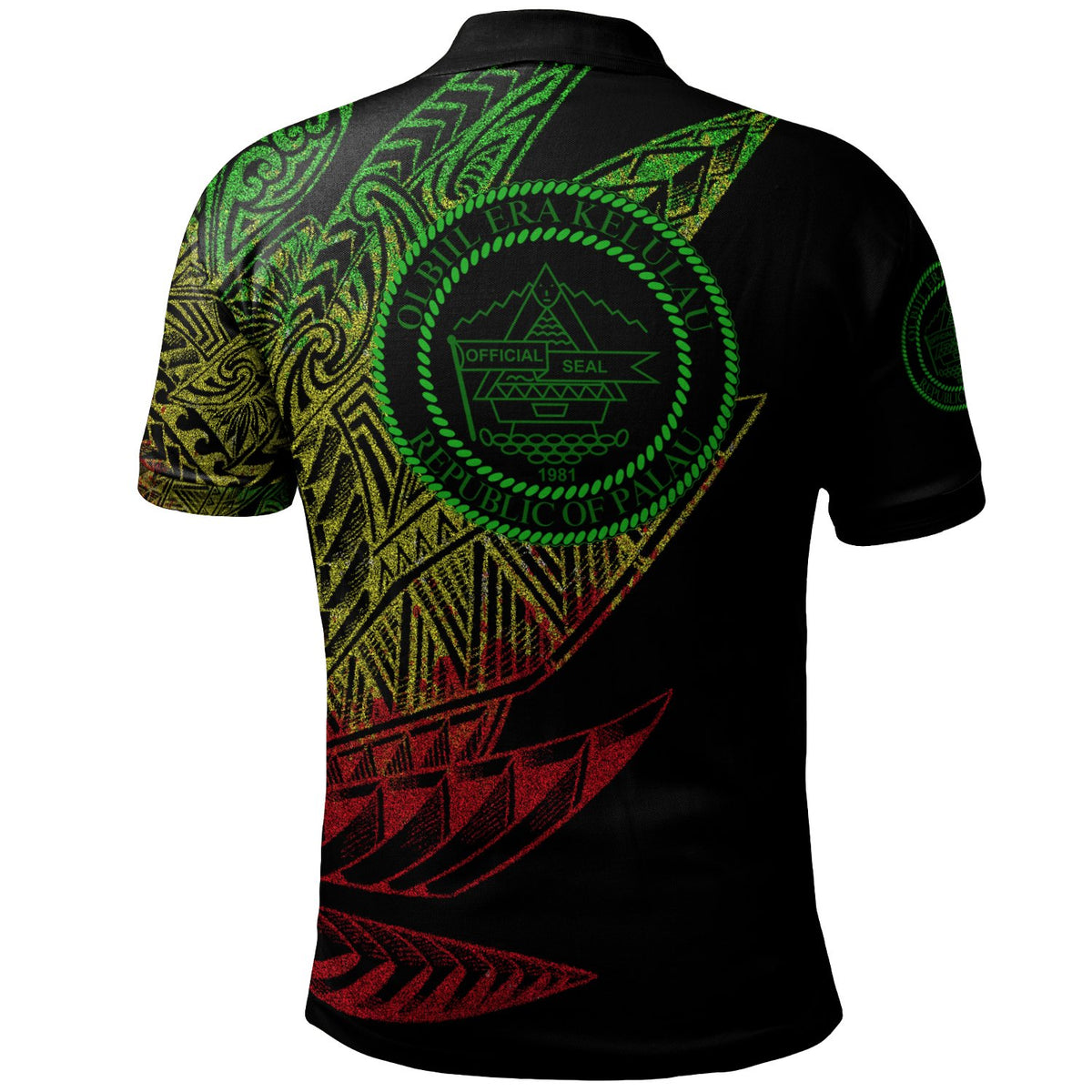 Papua New Guinea Polo Shirt Legends Are Born In Reggae Color - Polynesian Pride