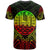 French Polynesia T Shirt National Seal Tribal Reggae Color Patterns - Polynesian Pride